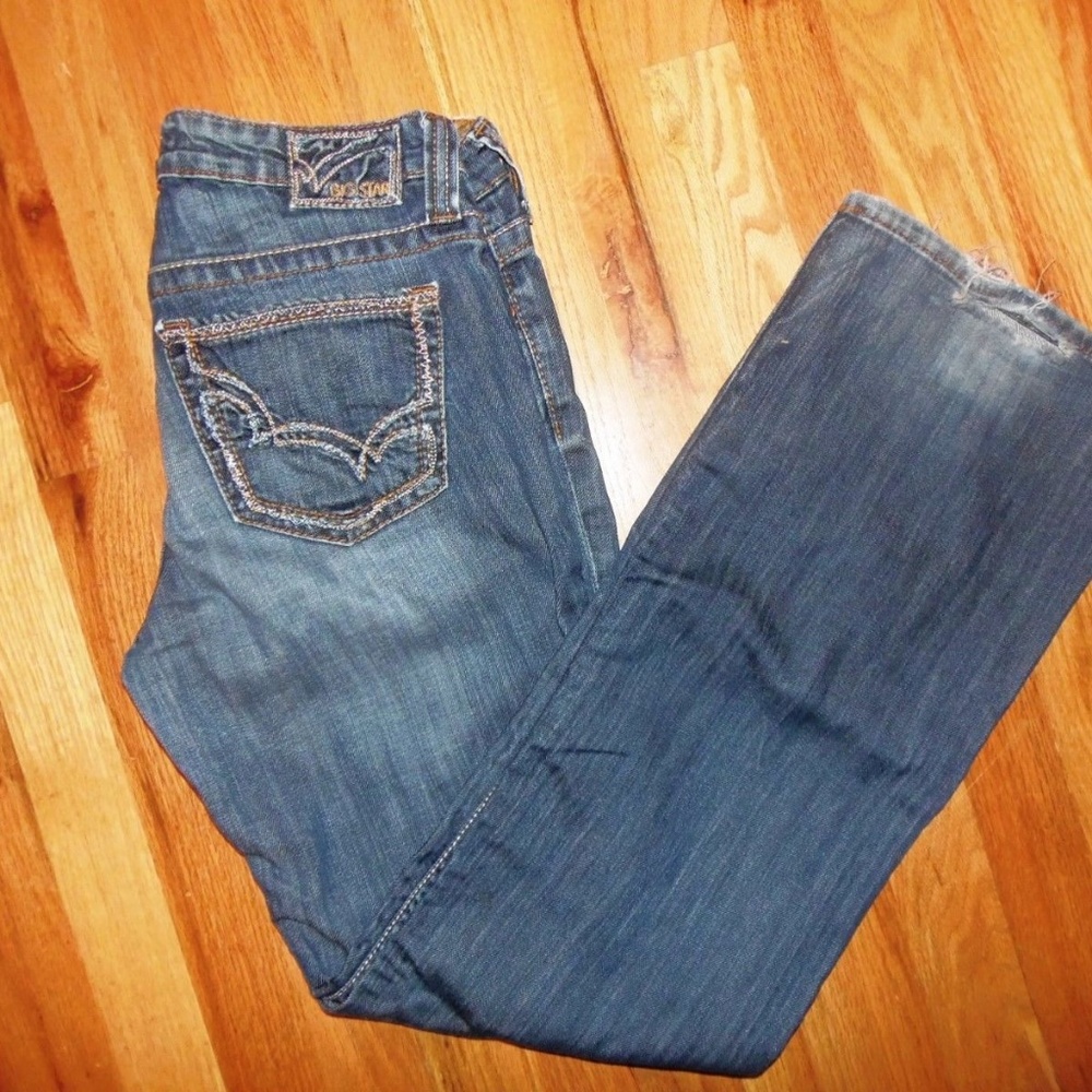 Big Star Jeans Size 27R Maddie Mid Rise Fit BKE